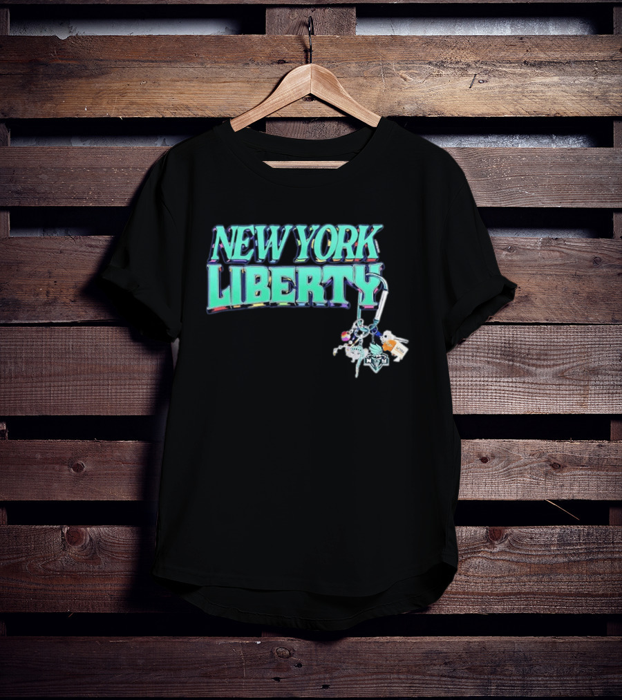 New York Liberty Carabiner Pride Keychain Accessories T-Shirt