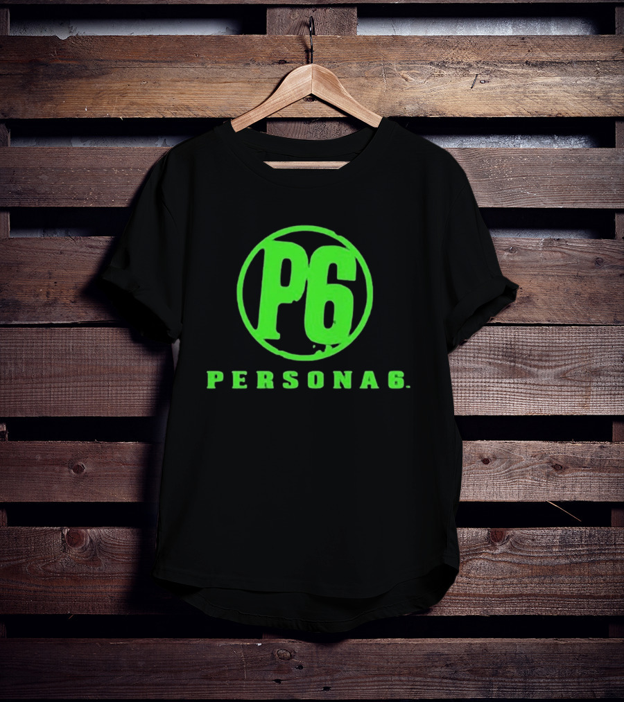 Persona 6 P6 Green Logo Commemorative T-Shirt