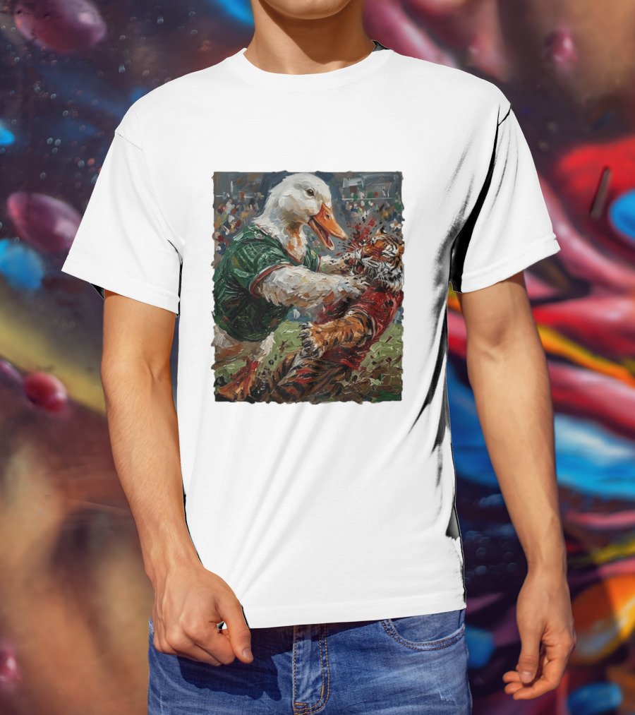Oregon Ducks Auburn Tigers Football Rivalry Clash T-Shirt