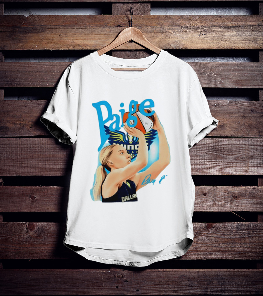Paige Bueckers Dallas Wings Basketball WNBA Player T-Shirt