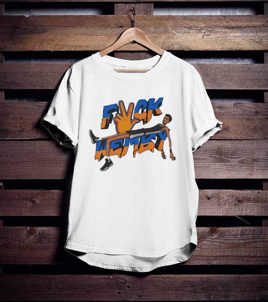 Victor Wembanyama Spurs Fvck Wemby Basketball Artistry T-Shirt