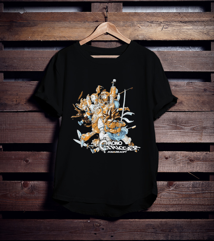 Crono Marle Lucca Robo Frog Ayla Magus Chrono Trigger Squaresoft Characters T-Shirt