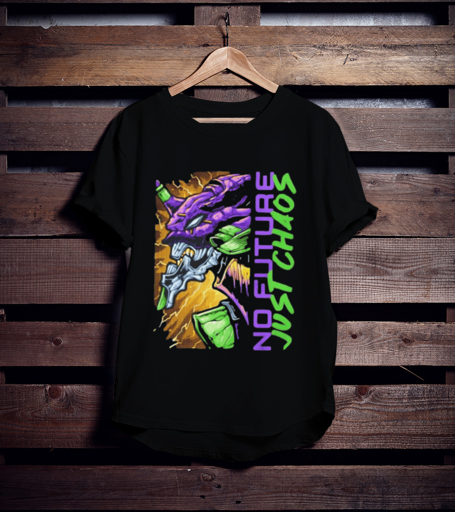 Evangelion Unit 01 No Future Just Chaos Neon Genesis Evangelion T-Shirt