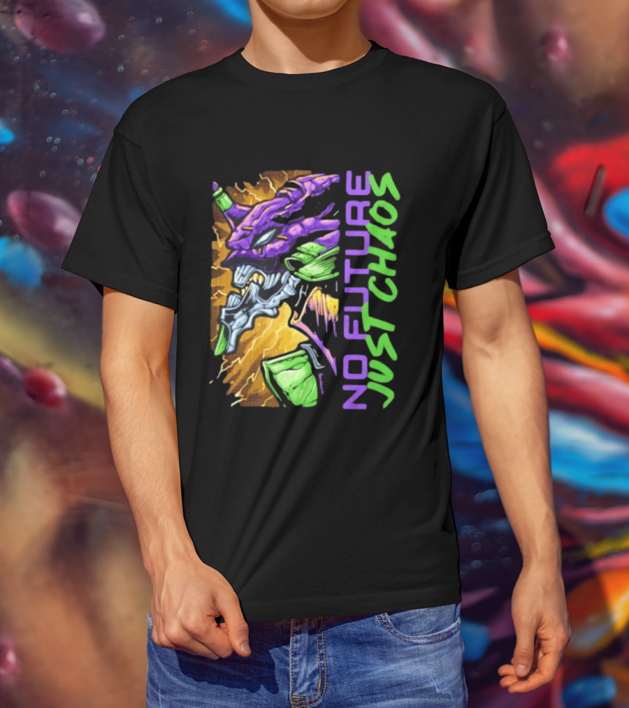 Evangelion Unit 01 No Future Just Chaos Neon Genesis Evangelion T-Shirt