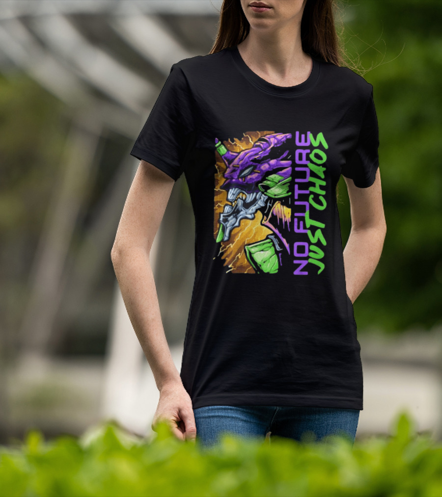 Evangelion Unit 01 No Future Just Chaos Neon Genesis Evangelion T-Shirt