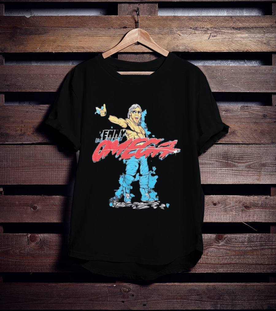 Kenny Omega Pro Wrestling Illustration With Omega Splash T-Shirt