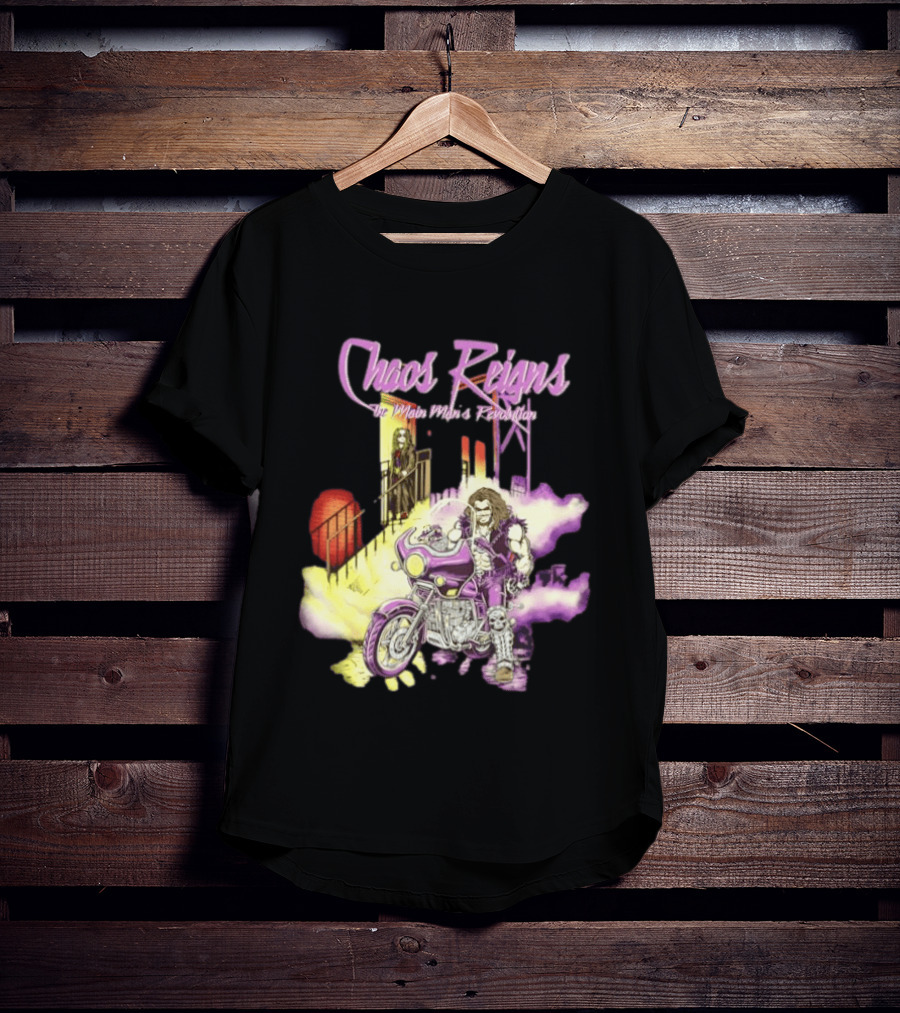 Chaos Reigns Lobo DC Comics Main Man's Revolution Motorcycle Rider T-Shirt