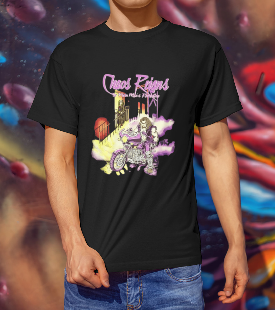Chaos Reigns Lobo DC Comics Main Man's Revolution Motorcycle Rider T-Shirt