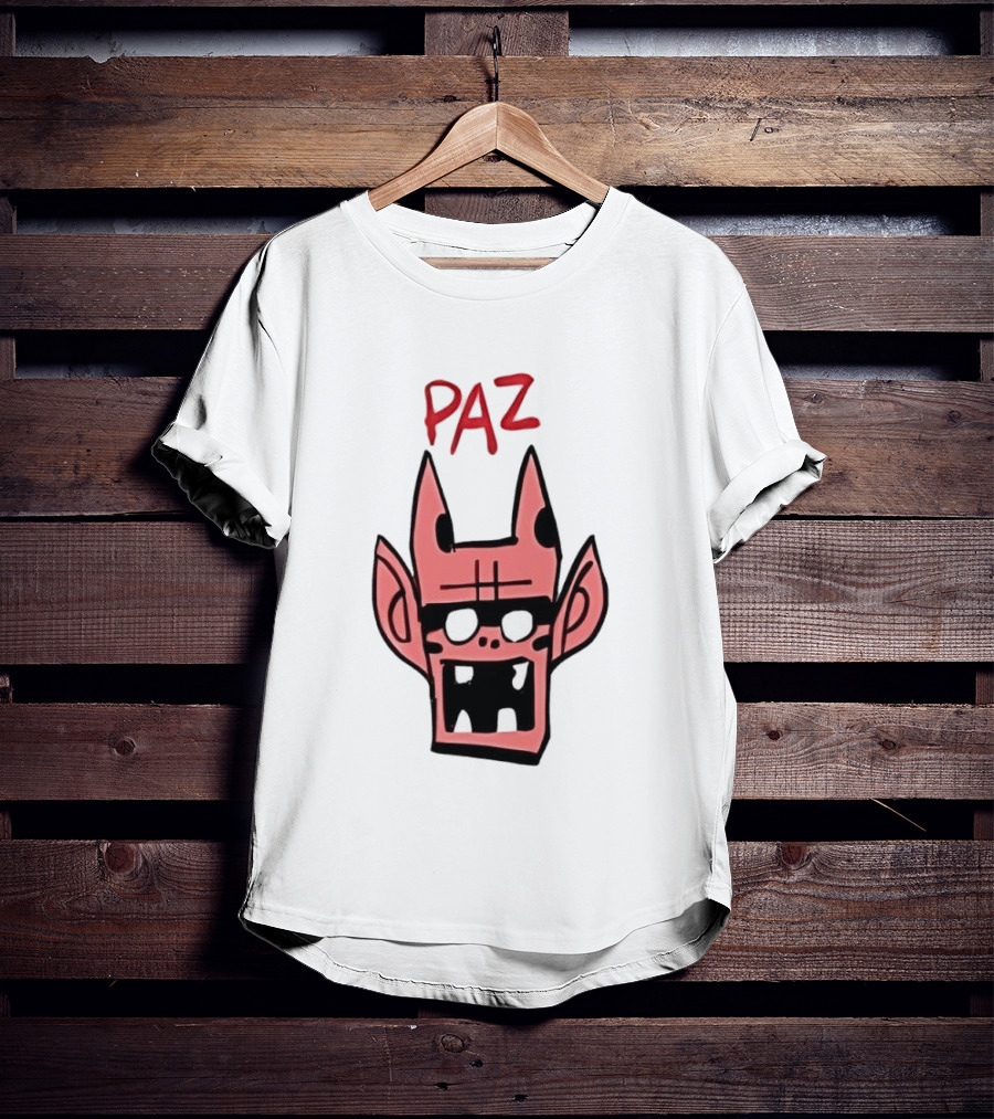 Gorillaz Paz Cartoon Character Face T-Shirt