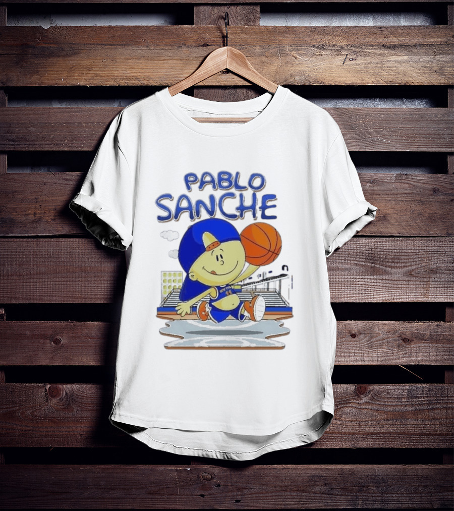 Pablo Sanchez Secret Weapon New York Basketball Court Playground Kid T-Shirt