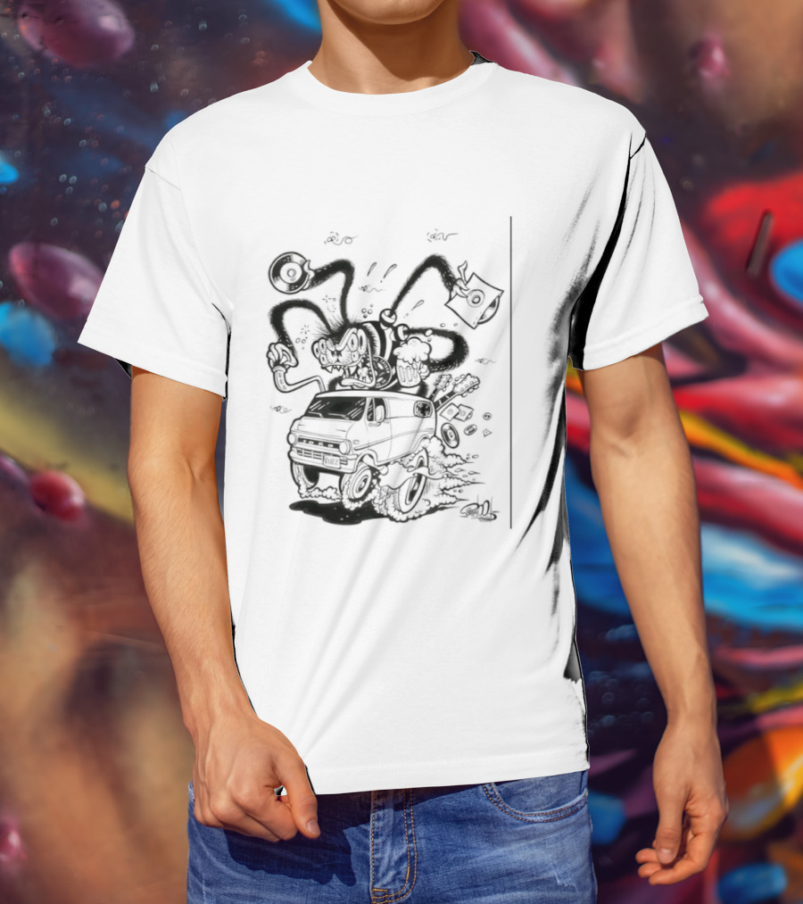 Spider 45 Fuzz Ford Tentacles Creature Adventure T-Shirt