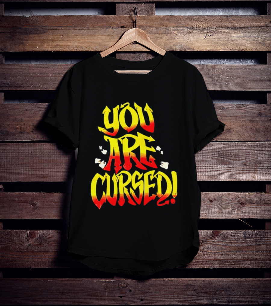 Danhausen You Are Cursed Bold Graffiti T-Shirt