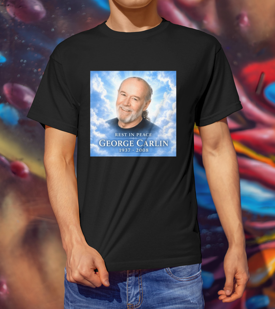 Rest In Peace George Carlin 1937 2008 Memorial T-Shirt