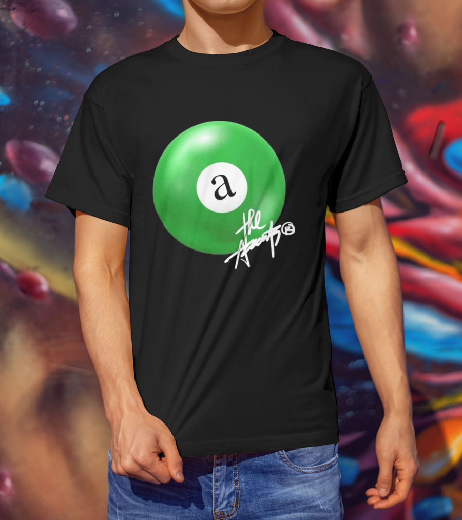 The Accents Collection Green Pool Ball Icon With Signature T-Shirt