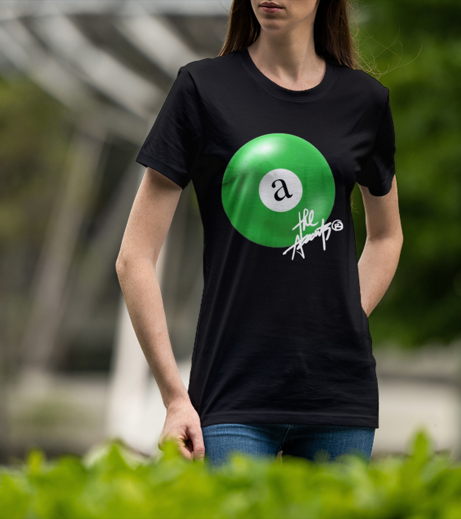 The Accents Collection Green Pool Ball Icon With Signature T-Shirt