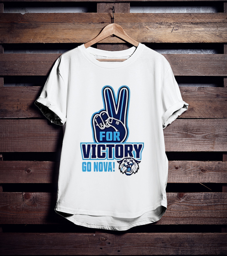V For Victory Go Nova Wildcat T-Shirt