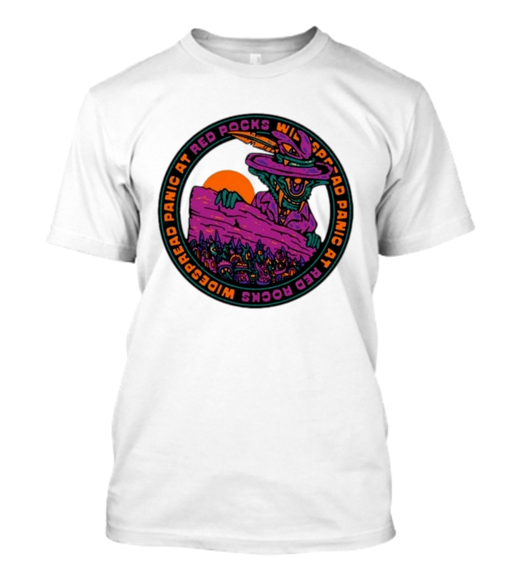 Widespread Panic At Red Rocks June 26 28 2026 Event Psychedelic Goblin T-Shirt