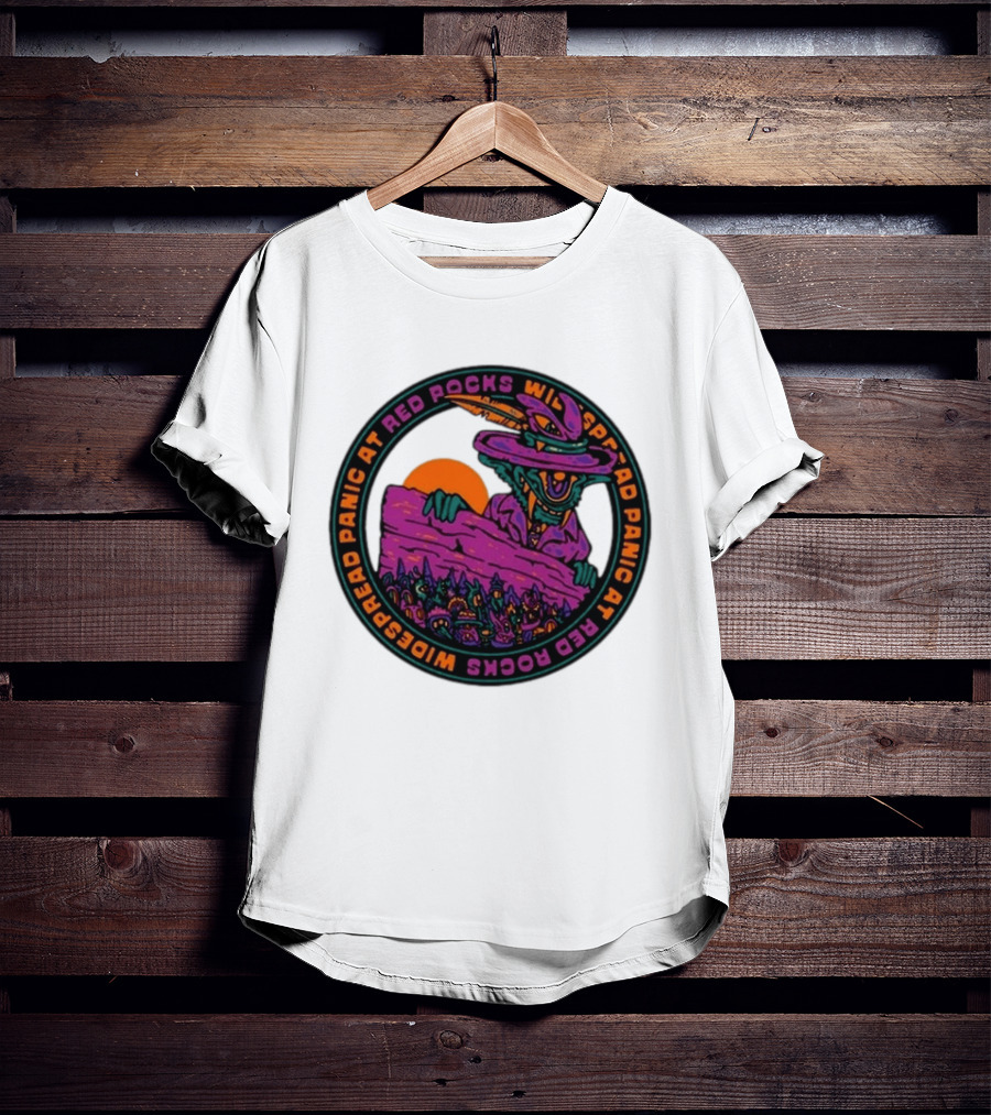 Widespread Panic At Red Rocks June 26 28 2026 Event Psychedelic Goblin T-Shirt