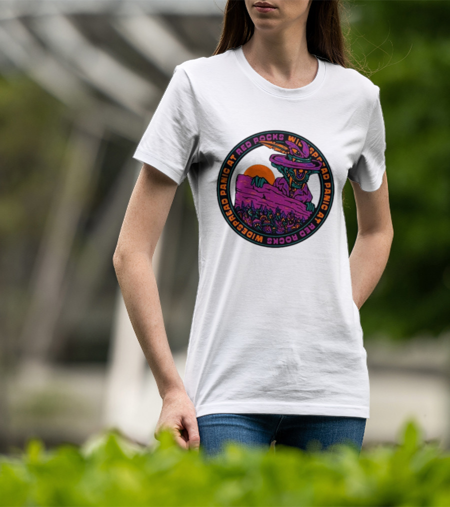 Widespread Panic At Red Rocks June 26 28 2026 Event Psychedelic Goblin T-Shirt