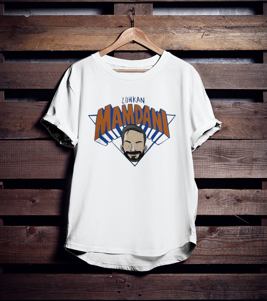 Zohran Mamdani MAMDANI Knicks Style Collab T-Shirt