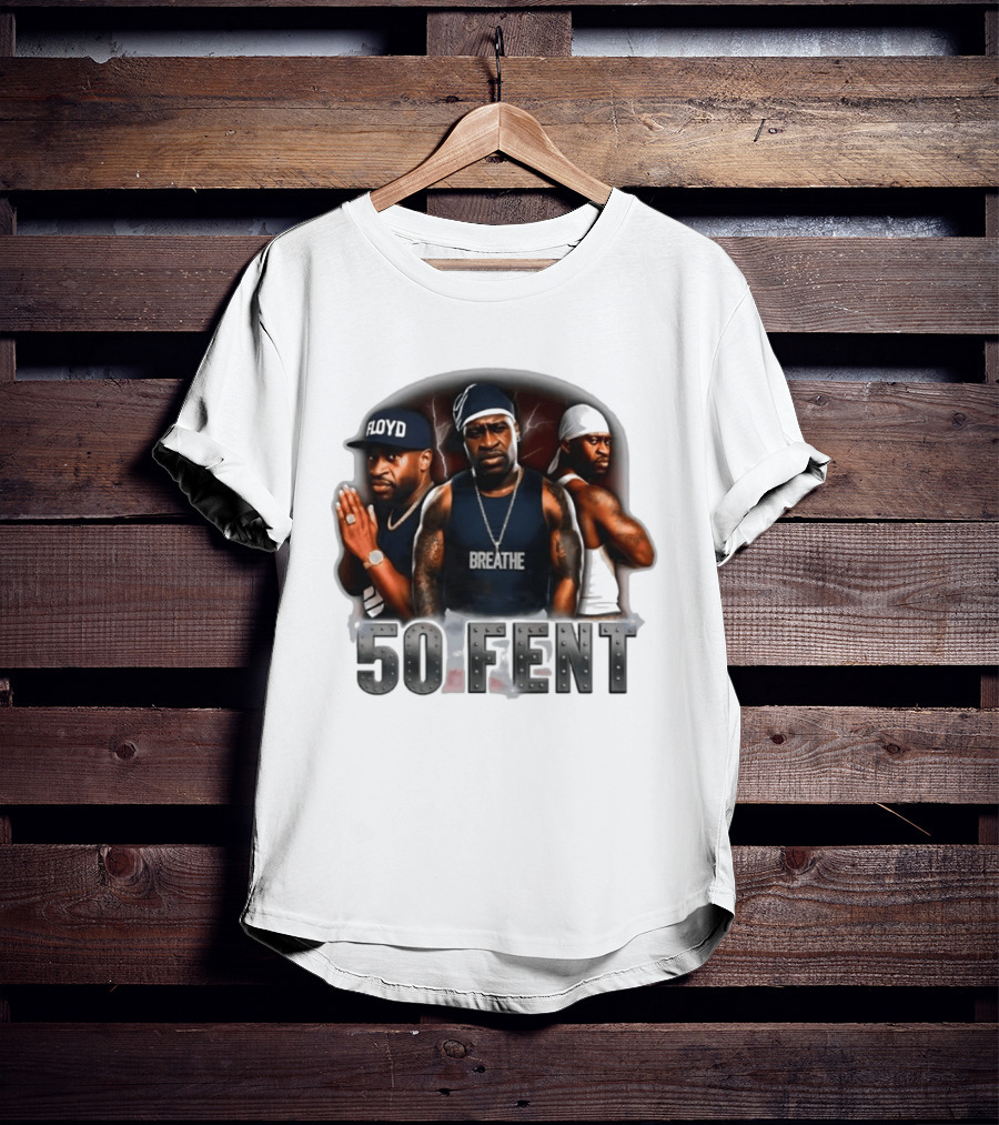 Original 50 Fent George Floyd Breathe 50 Cent T-Shirt