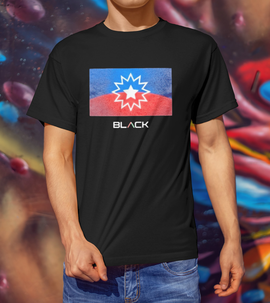Actively Black Juneteenth Star Flag Celebration T-Shirt