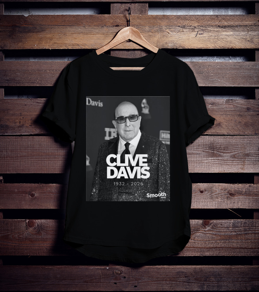 Clive Davis 1932 2026 Smooth Radio Grammy T-Shirt