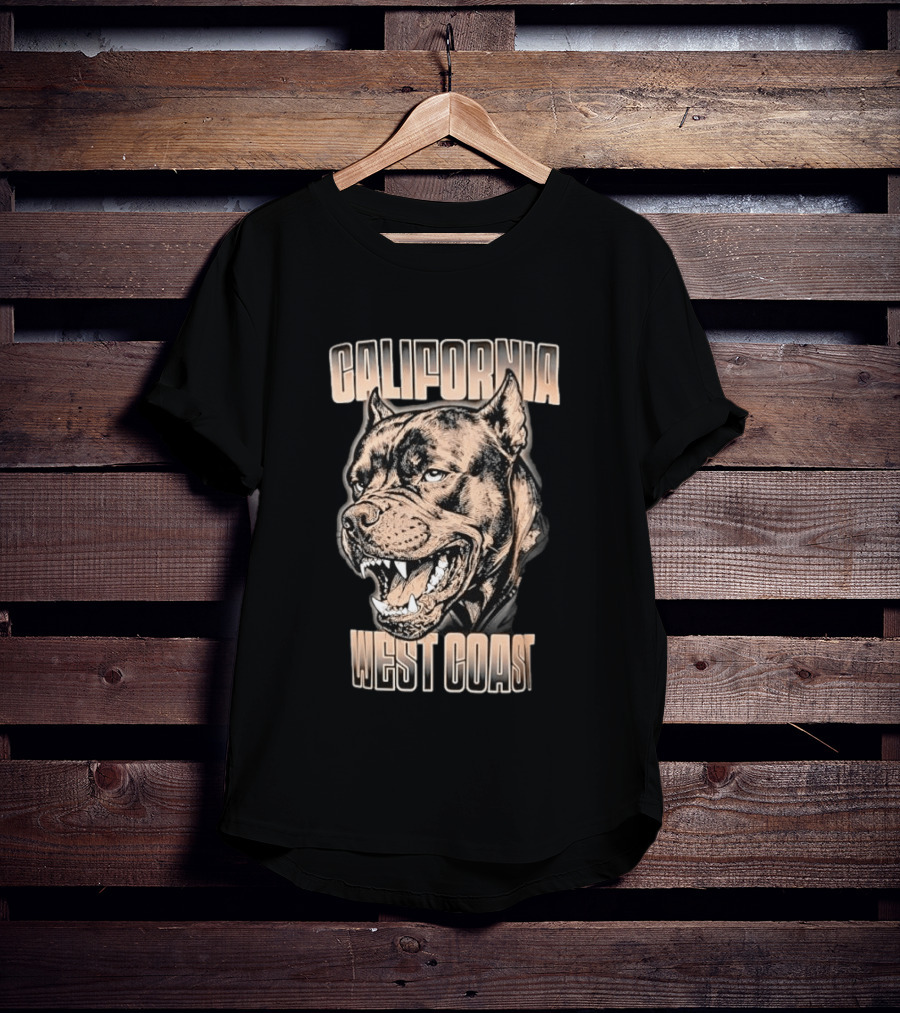 California West Coast Pit Bull T-Shirt