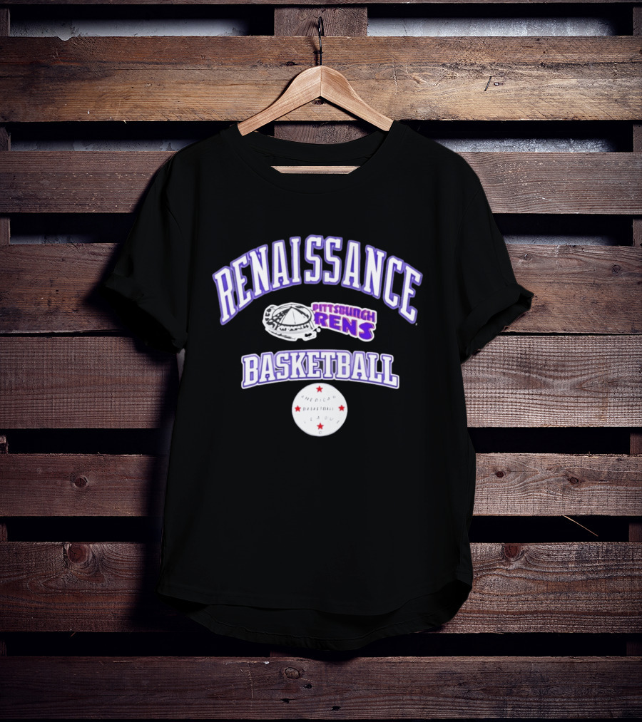 Renaissance Basketball Pittsburgh Rens American Basketball League T-Shirt