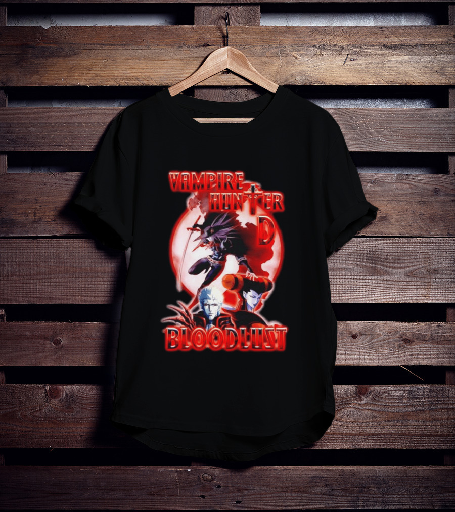 Vampire Hunter D Bloodlust Anime Dark Fantasy Adventure Characters T-Shirt