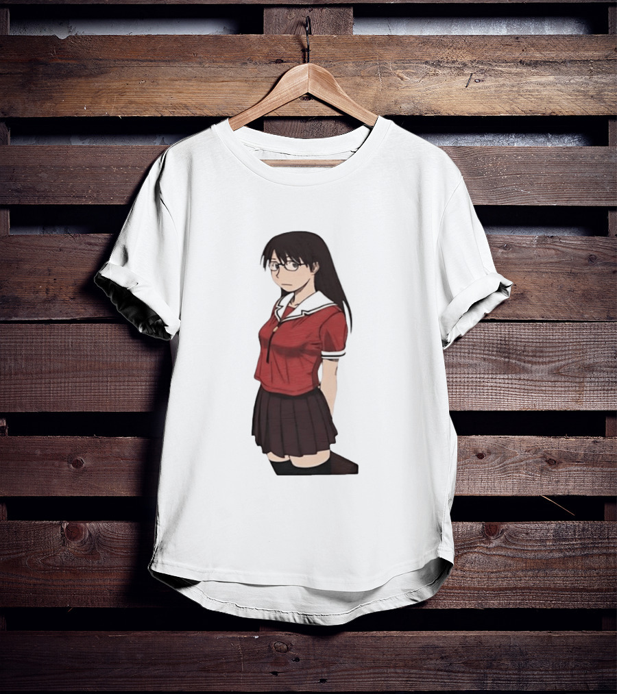 Azumanga Daioh Anime Yomi Character Red Outfit T-Shirt