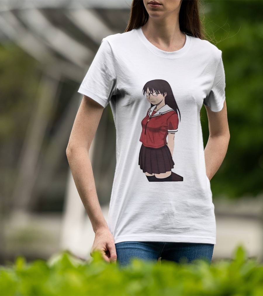 Azumanga Daioh Anime Yomi Character Red Outfit T-Shirt