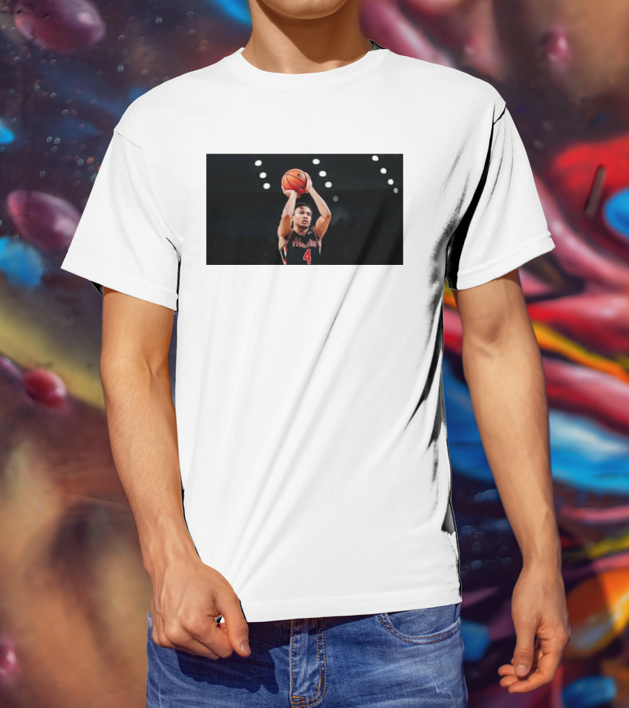 Kingston Flemings A Letter To NBA GMS Houston Basketball Player With Ball T-Shirt