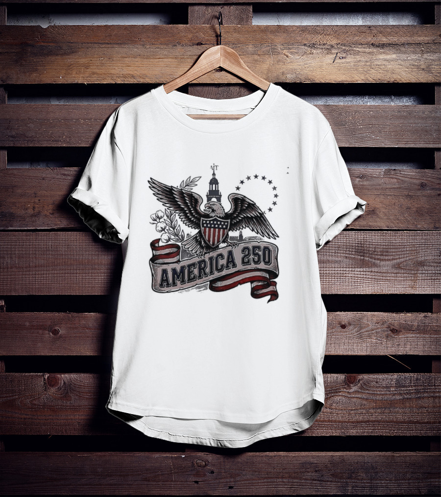 United States Eagle America 250 Est 1776 2026 Give Me Liberty Or Give Me Death T-Shirt