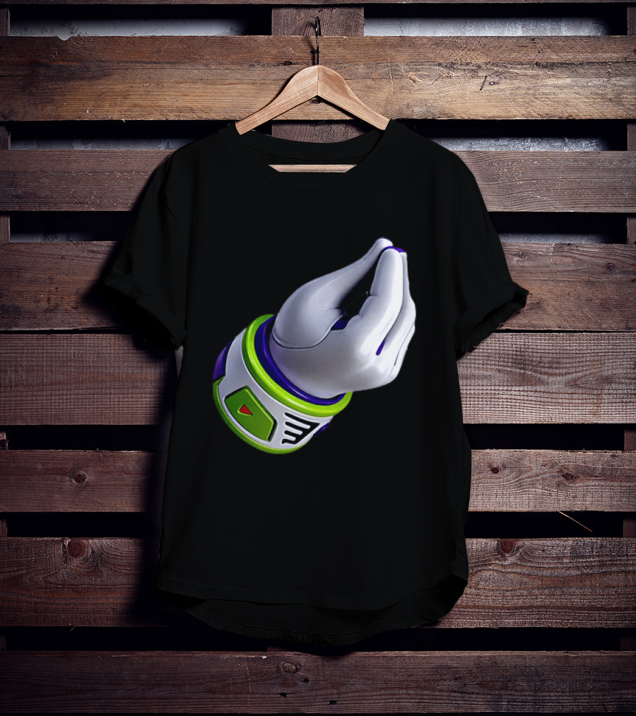 Buzz Lightyear Toy Story Ma Che Vuoi Hand Gesture T-Shirt