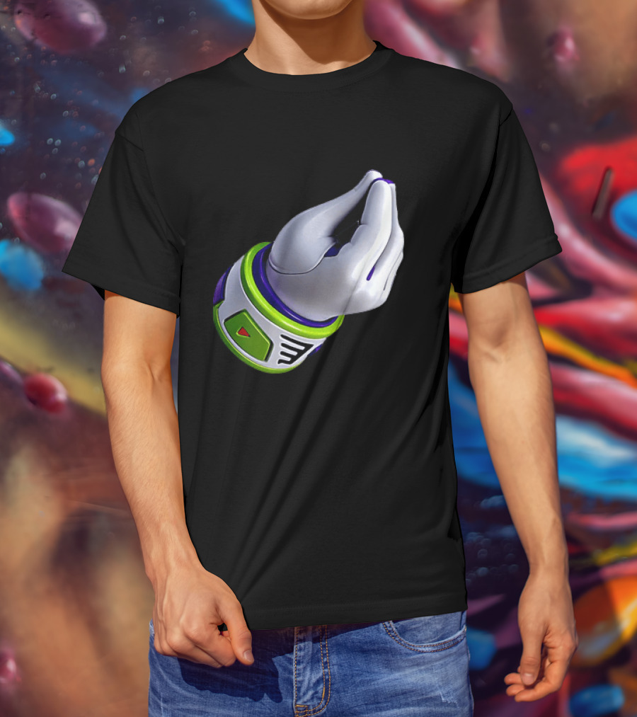 Buzz Lightyear Toy Story Ma Che Vuoi Hand Gesture T-Shirt