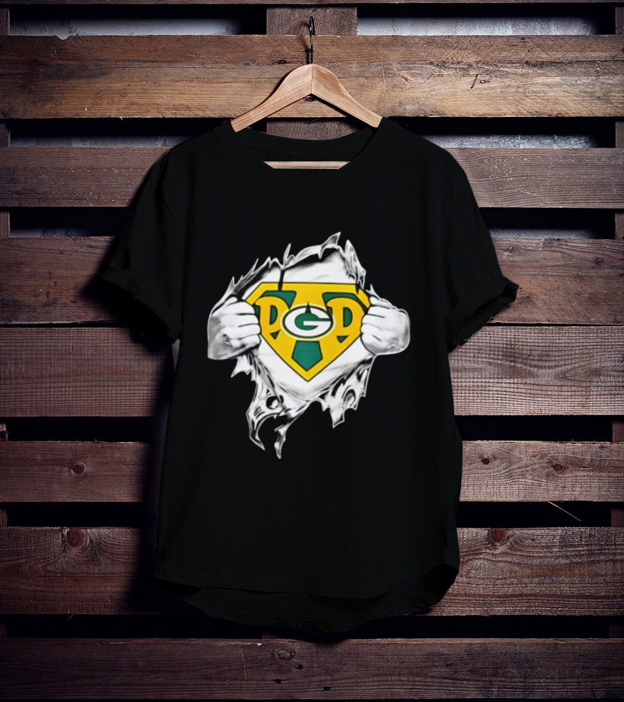 Green Bay Packers Super Dad PGD Father's Day T-Shirt
