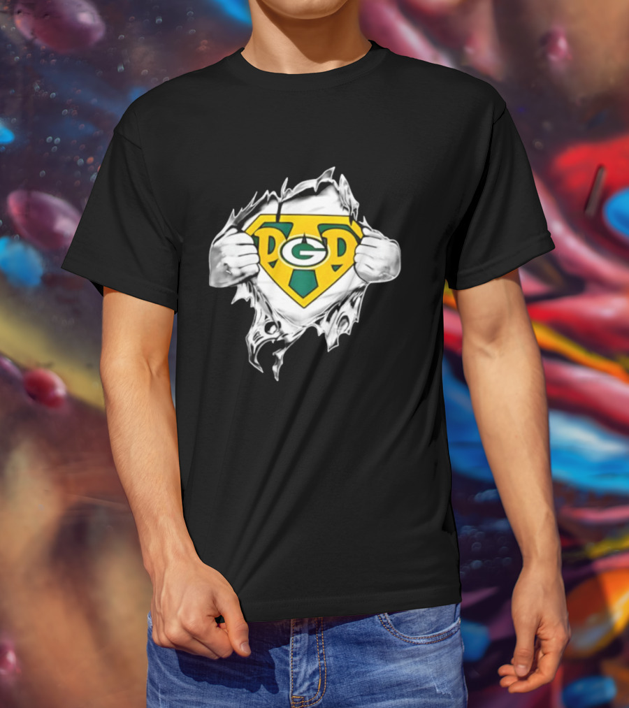Green Bay Packers Super Dad PGD Father's Day T-Shirt