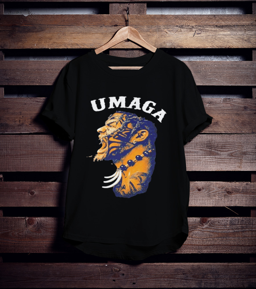 Umaga Samoan Bulldozer Wrestling Face Paint T-Shirt