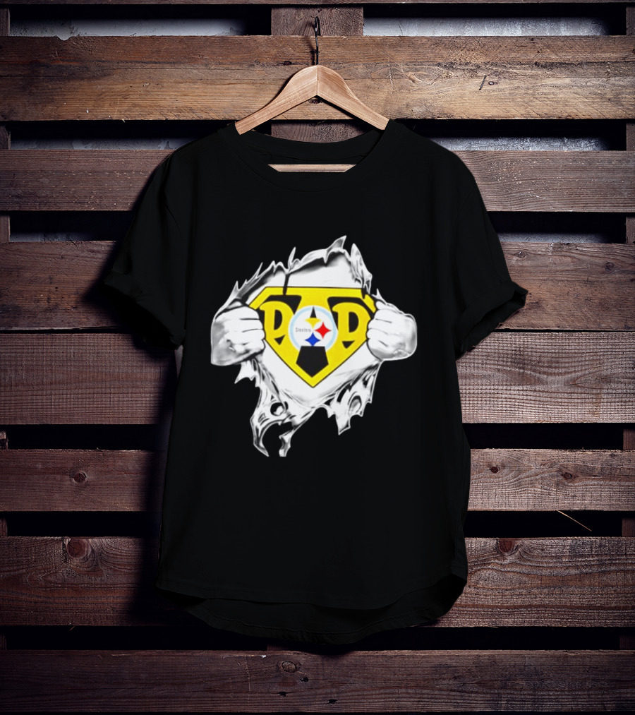 Pittsburgh Steelers Super Dad Father's Day Fan T-Shirt