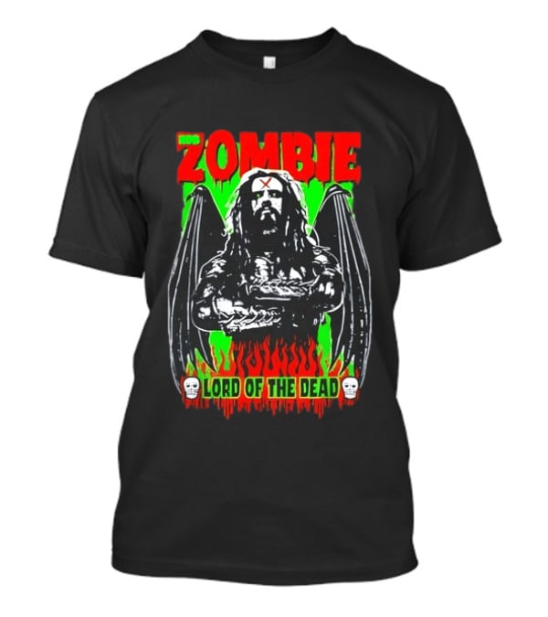 Rob Zombie Lord Of The Dead Halloween Wings T-Shirt