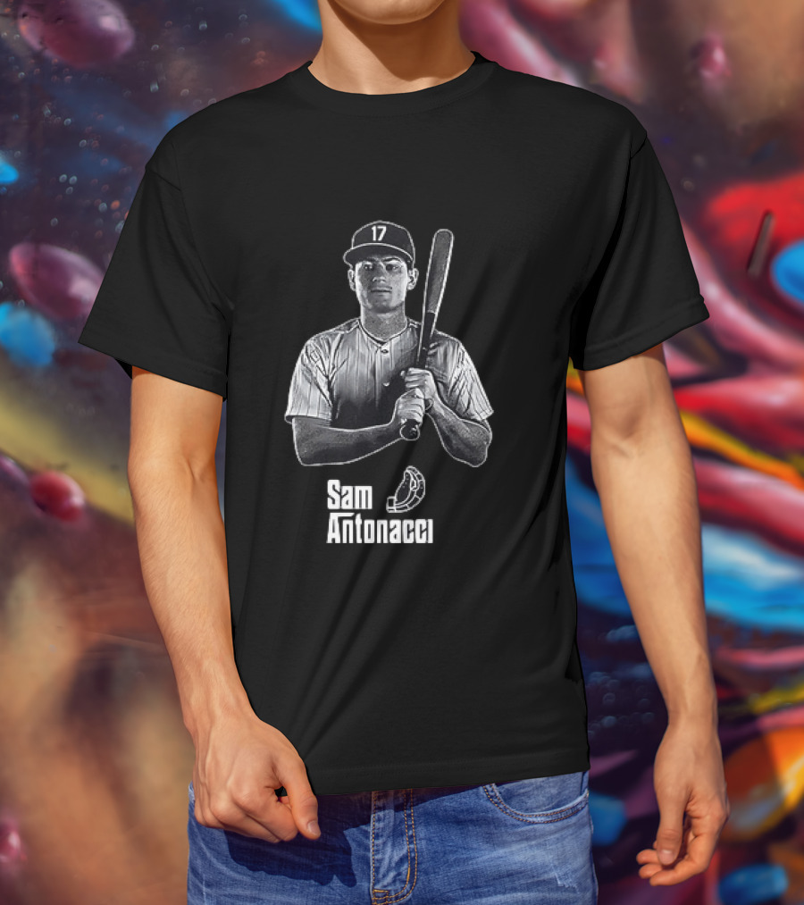 Sam Antonacci Baseball Team Sport MLB Two Runs T-Shirt