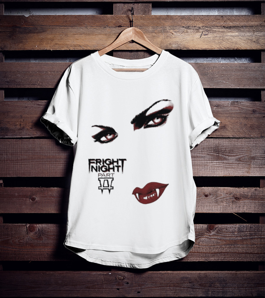 Fright Night Part 2 Vampire Eyes Fangs Horror Movie T-Shirt