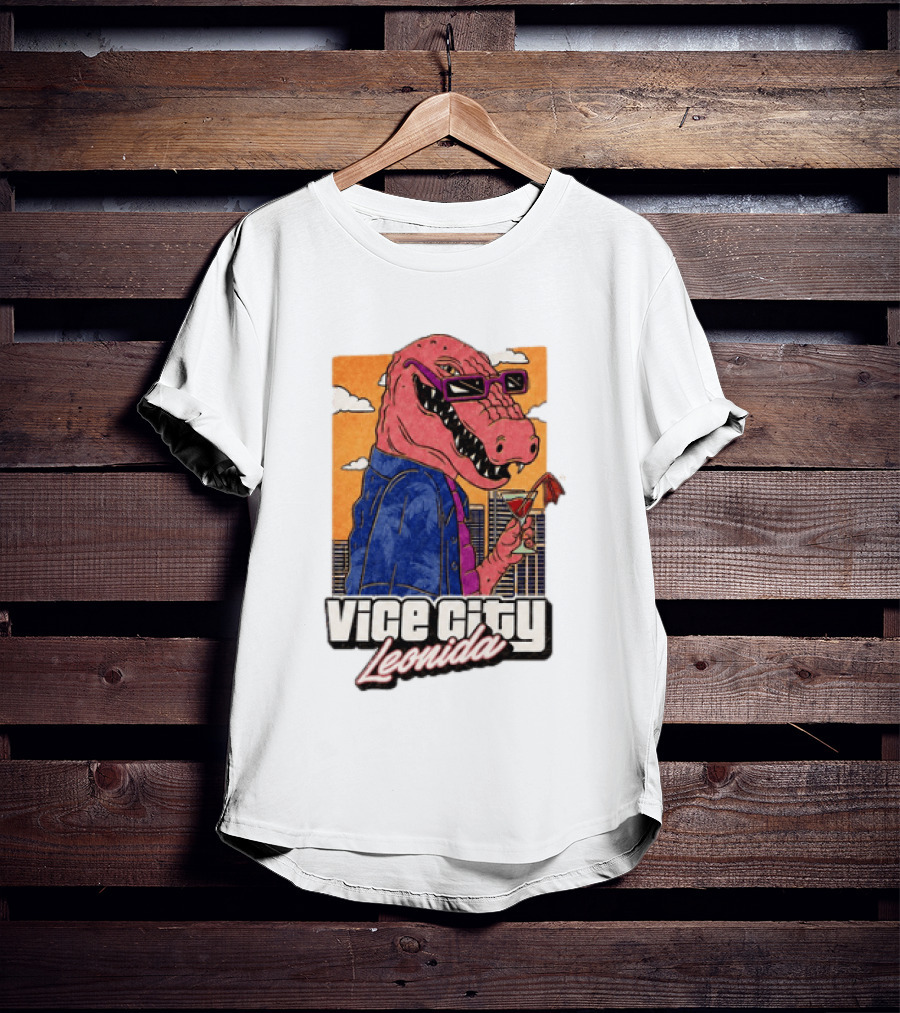 Grand Theft Auto VI GTA 6 Vice City Leonida Alligator Martini T-Shirt