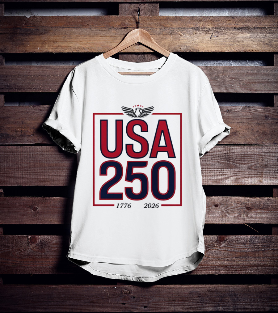 USA 250 Semiquincentennial Eagle 1776 2026 Anniversary T-Shirt
