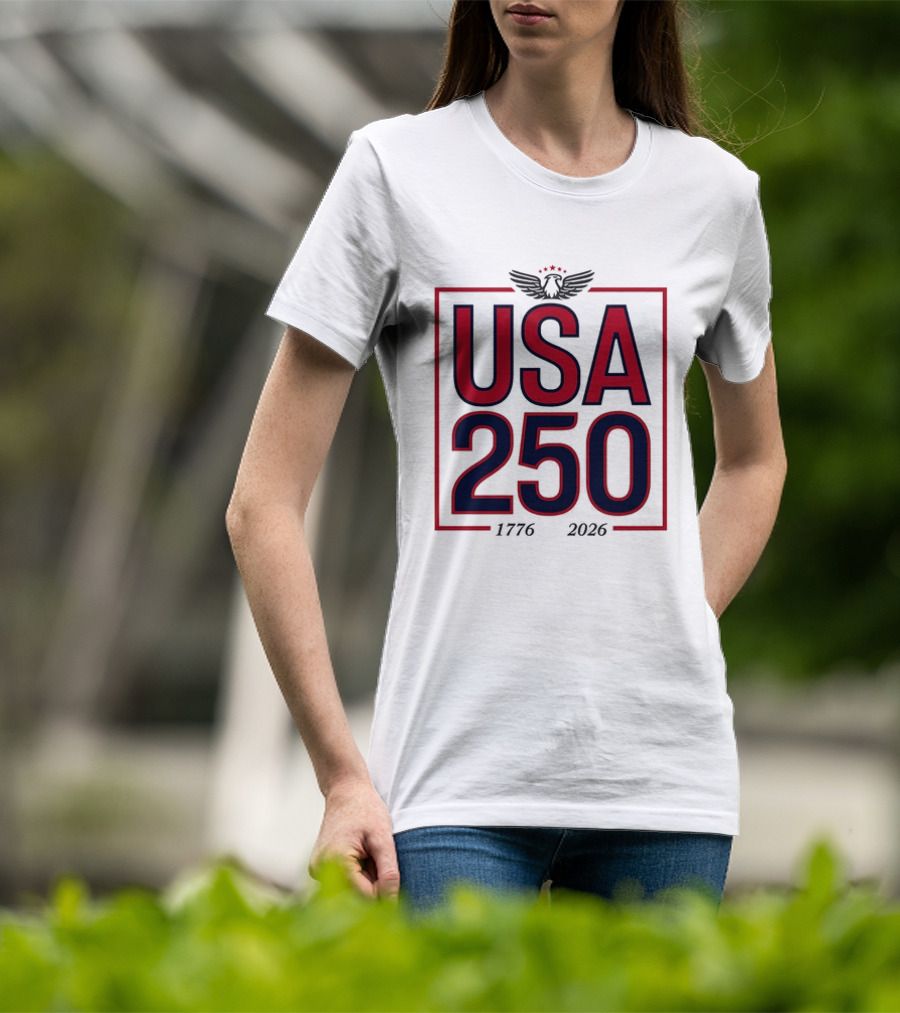 USA 250 Semiquincentennial Eagle 1776 2026 Anniversary T-Shirt