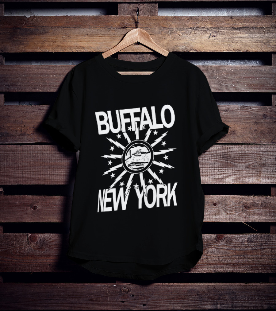 Buffalo New York Stars And Sunburst T-Shirt