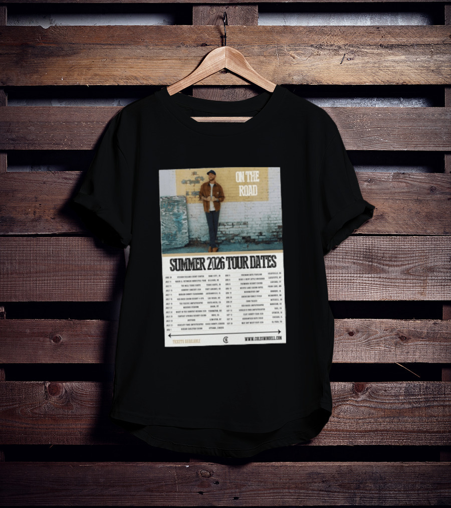 Cole Swindell On The Road Summer Tour 2026 Dates With Tickets Available T-Shirt