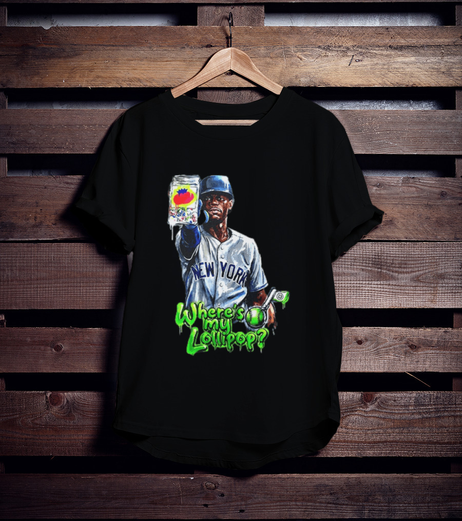New York Mets Curtis Granderson Where's My Lollipop T-Shirt