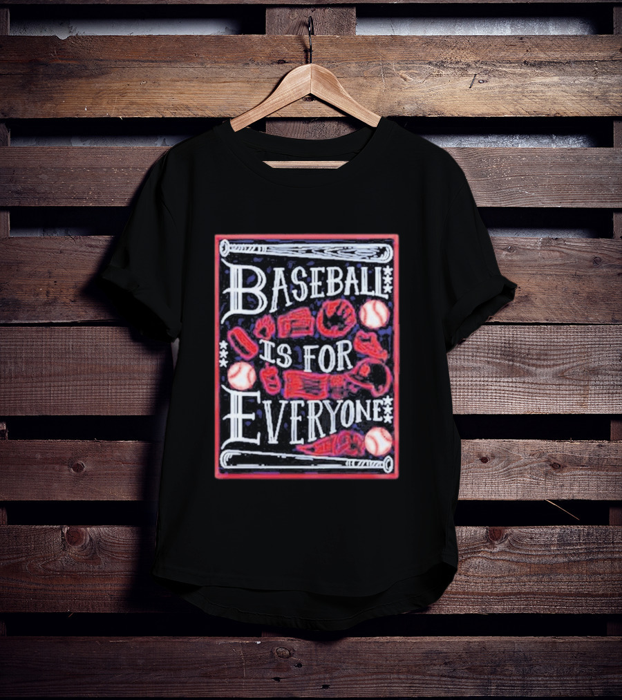 Detroit Tigers 2026 Baseball Is For Everyone Inclusivity And Diversity T-Shirt